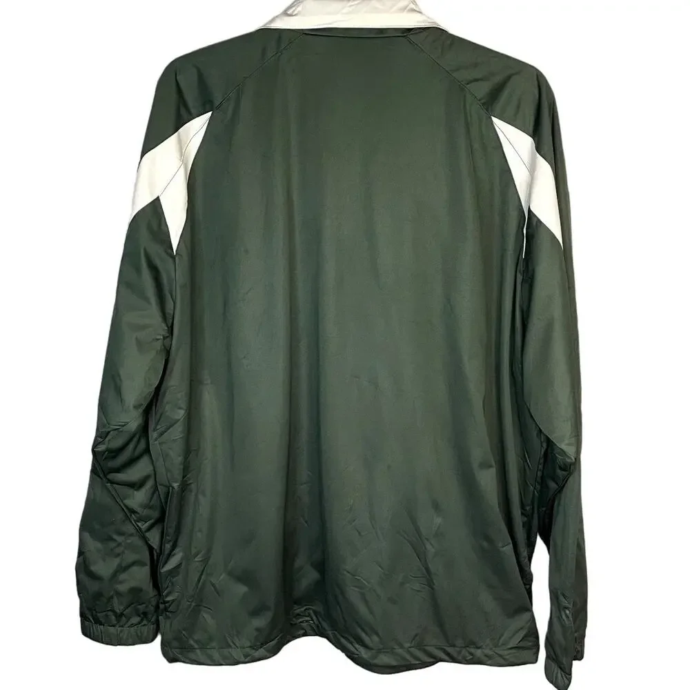 NFL Green Bay Packers Antigua Light Weight Full Zip Jacket Embroidered Size XL